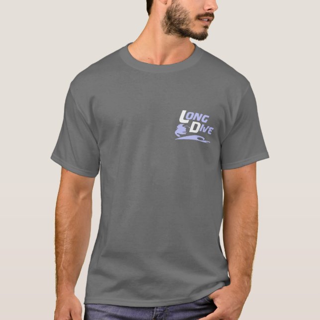 Zambullida larga: Camiseta del pescador - (Anverso)