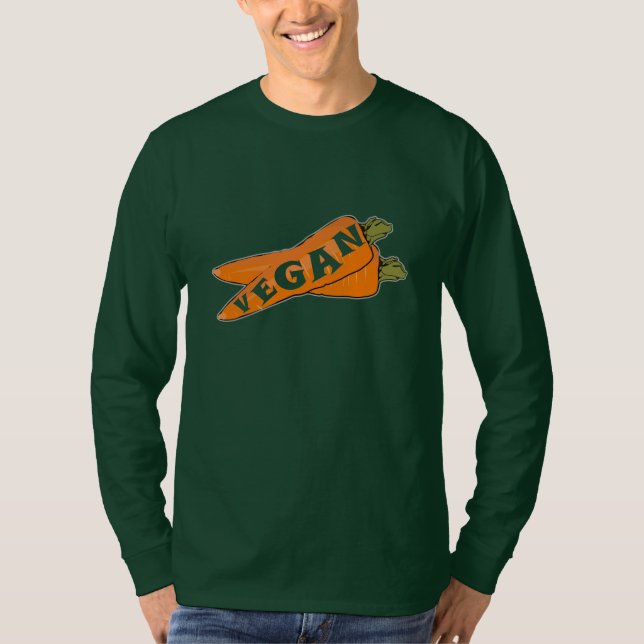 Zanahoria - Camisa Vegan Vegan (Anverso)