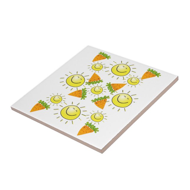 Zanahorias de Baldosas Cerámicas Sol (Lado)