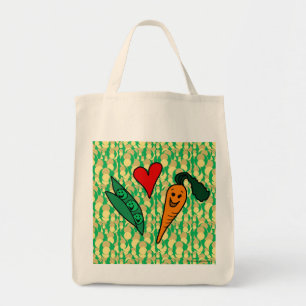 Zanahorias del amor de los guisantes, bolso de
