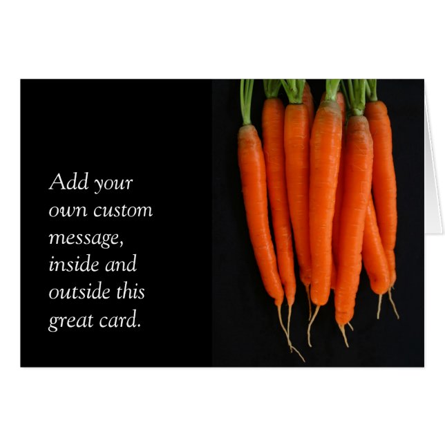 Zanahorias frescas del jardín (Anverso (Horizontal))