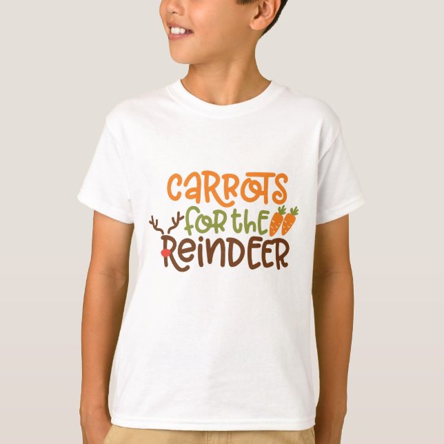 Zanahorias para la camiseta de los Navidades de lo (Anverso)
