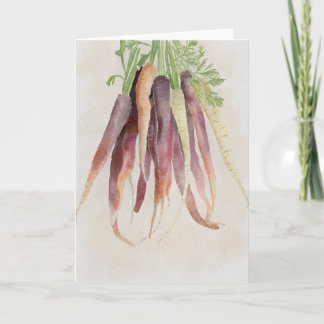 Zanahorias, Tarjeta de nota 5x7
