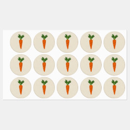 Zanahorias y Zanahorias | Papelería y Pegatinas de