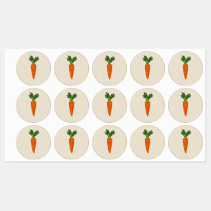 Zanahorias y Zanahorias   Papelería y Pegatinas de