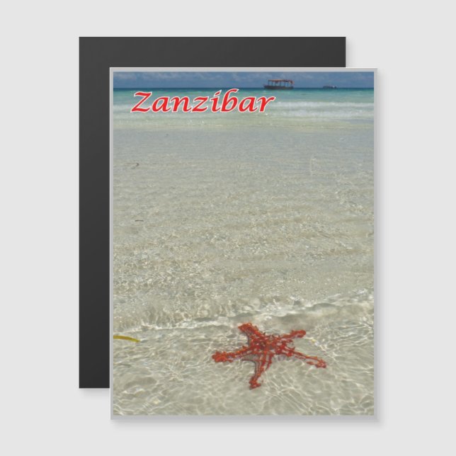 Zanzibar - Sea View - Starfish - (Anverso/Reverso)