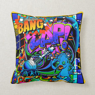 Zap el Cojín decorativo extranjero azul