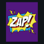 ¡Zap! Electricidad de la acción cómica del arte po<br><div class="desc">Trae un montón de energía a tu espacio con este diseño de arte pop "Zap!". Inspirado por el vibrante y dinámico estilo de los comics clásicos,  esta pieza captura el electrizante momento de acción,  convirtiéndolo en un llamativo y animado agregado a cualquier habitación.</div>