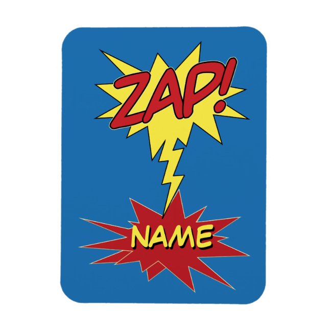 ZAP! imán personalizado (Vertical)