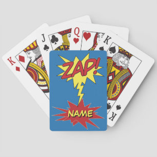 ZAP! personalizado jugando cartas