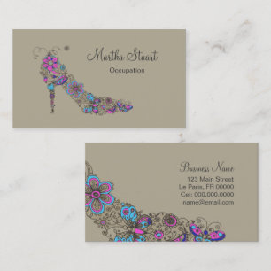 Zapata de Moda ~ Tarjeta de presentación