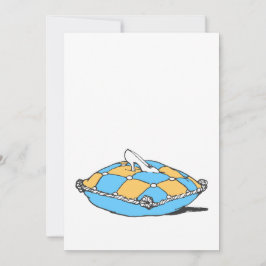 Zapatilla de Cenicienta en Almohada Naranja Turque