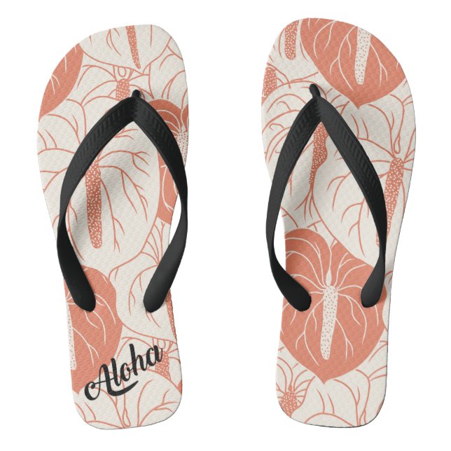 Zapatillas de impresión Aloha - chanclas (Plantilla)