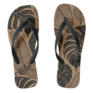 Zapatillas de impresión Aloha - chanclas