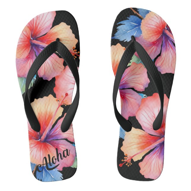 Zapatillas de impresión Aloha - chanclas (Plantilla)
