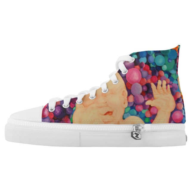 Zapatillas High-Top Burbujas (Exterior del zapato izquierdo)