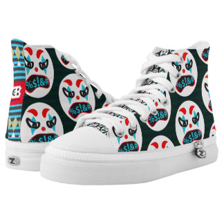 Zapatillas High-Top Cara de payaso