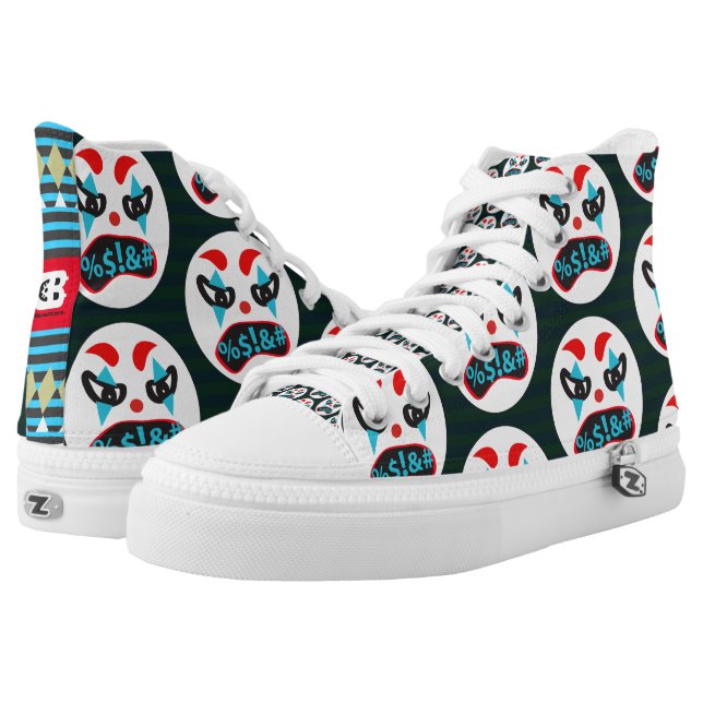 Zapatillas High-Top Cara de payaso (Par)