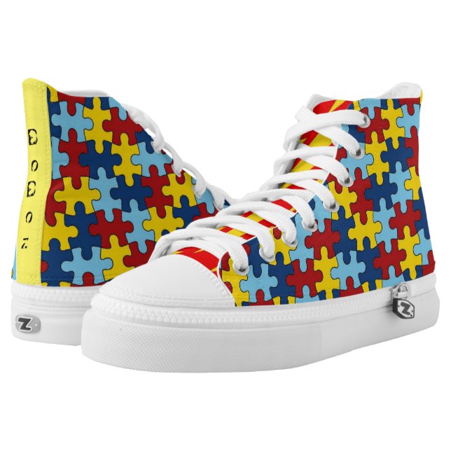Zapatillas High-Top Los puzzlers (Par)