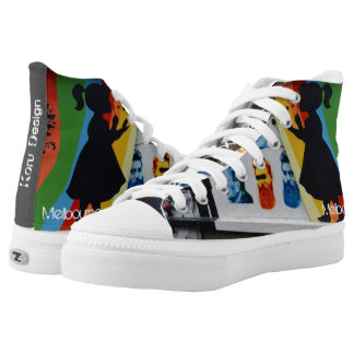 Zapatillas High-Top Pintada de Melbourne