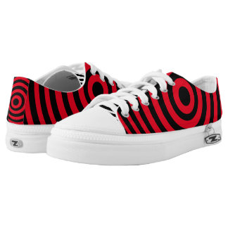 Zapatillas Low-Top Diana negra y roja