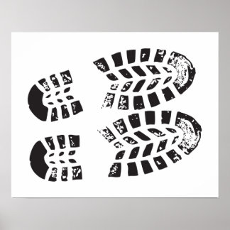 Zapatillas Negro y Blanco Impresión