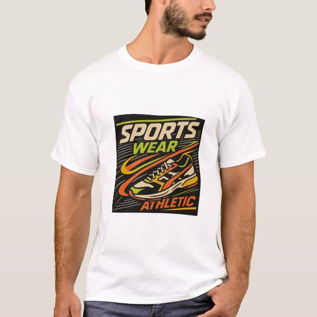 Zapatillas Retro Estilo Deportivo - Camiseta con D (Anverso)