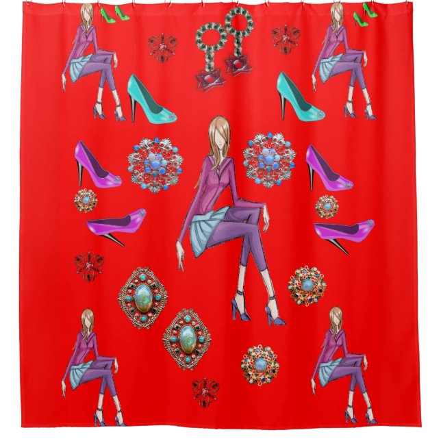 Zapato de cortina de ducha (Anverso)