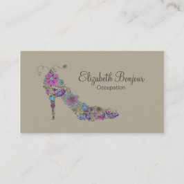 Zapato de moda ~ Tarjeta de visita