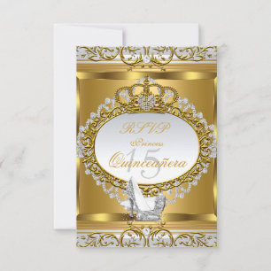Zapato dorado Elite RSVP Princess Quinceañera 2