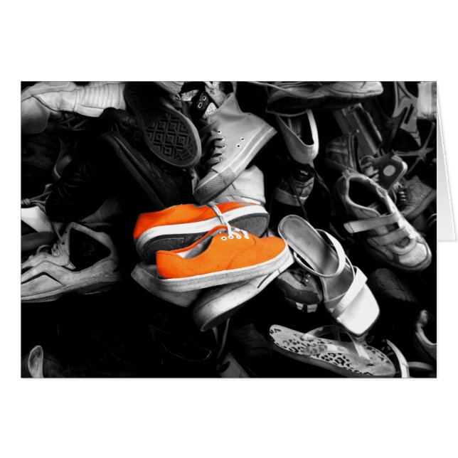 Zapatos anaranjados (Anverso (Horizontal))