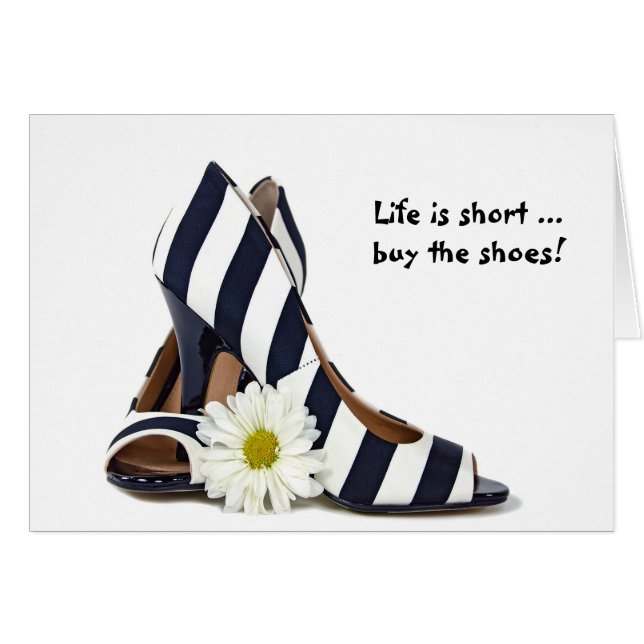 Zapatos audaces a rayas (Anverso (Horizontal))