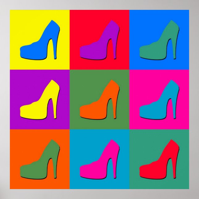 Zapatos de arte pop (Frente)