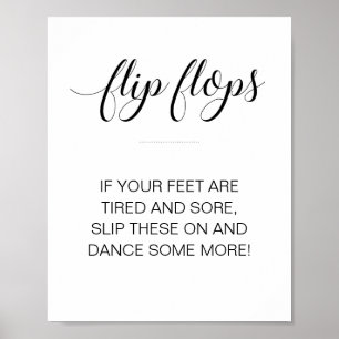 Zapatos de baile de chanclas modernas Señal de bod