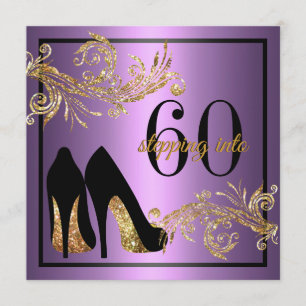 Zapatos de baile - Fabulosa invitación a los 60 añ