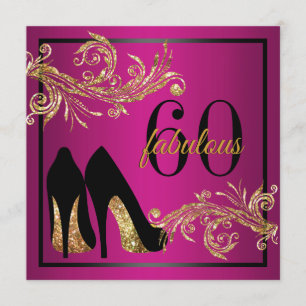 Zapatos de baile - Fabulosa invitación a los 60 añ