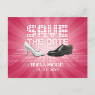 Zapatos de boda - Tarjeta postal de aviso