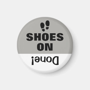 Zapatos de imán para recordatorio de lista de tar