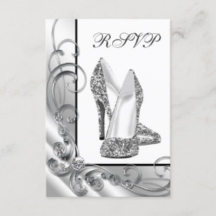 Zapatos de tacón alto con brillo RSVP