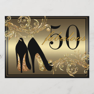 Zapatos del baile - 50.a invitación fabulosa del