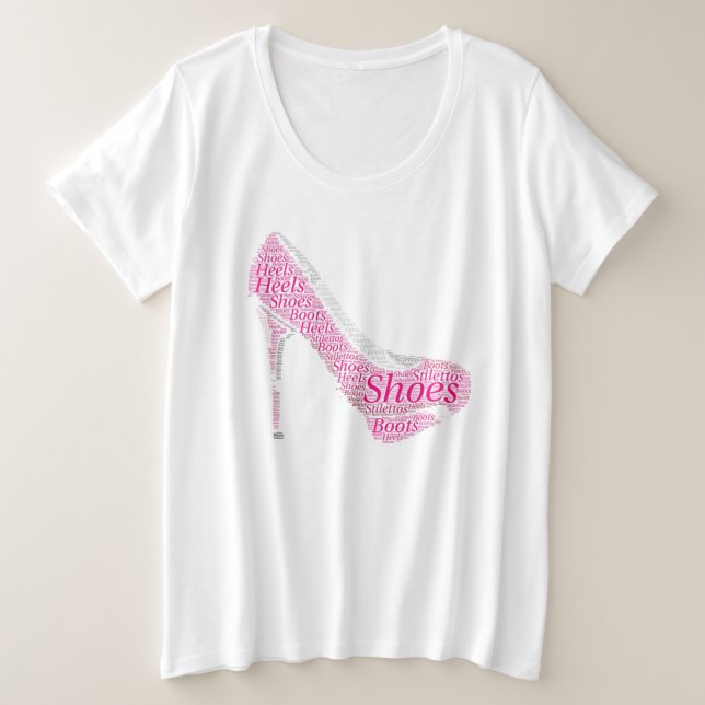 Zapatos del Diseñador de tacones altos rosados (Anverso del diseño)