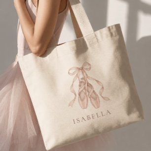 Zapatos Elegantes de Punta Rosa Bolsa de Ballet Pe