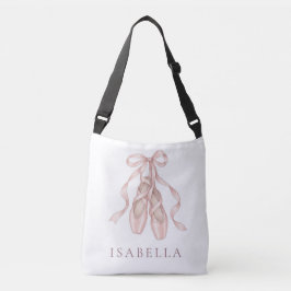 Zapatos Elegantes de Punta Rosa Bolsa de Ballet Pe