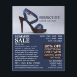 Zapatos femeninos, publicidad en la tienda de ropa<br><div class="desc">Zapatos para mujeres,  Tienda de ropa para mujeres volantes publicitarios por la tienda de tarjetas de visita.</div>