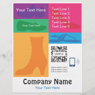 Zapatos minoristas de plantilla de volante