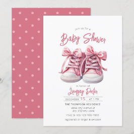 Zapatos para bebés | Invitación a Baby Shower de C