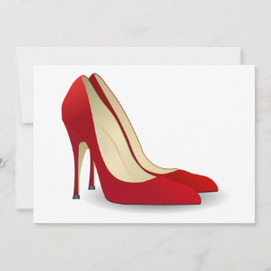 zapatos rojos de tacón alto