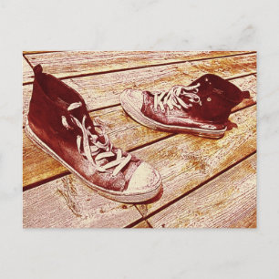 zapatos viejos - arranca tu postal de zapatos