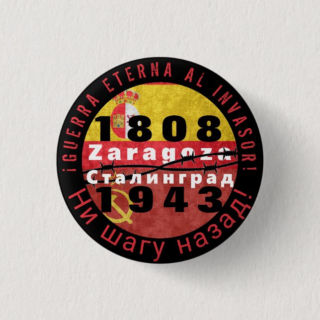 Zaragoza, el botón español de Stalingrado (Anverso)