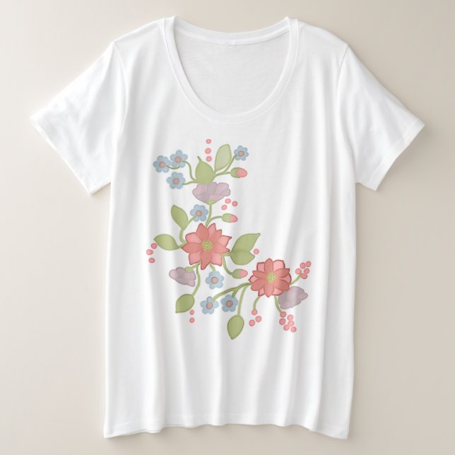 Zarcillo de flor (Anverso del diseño)